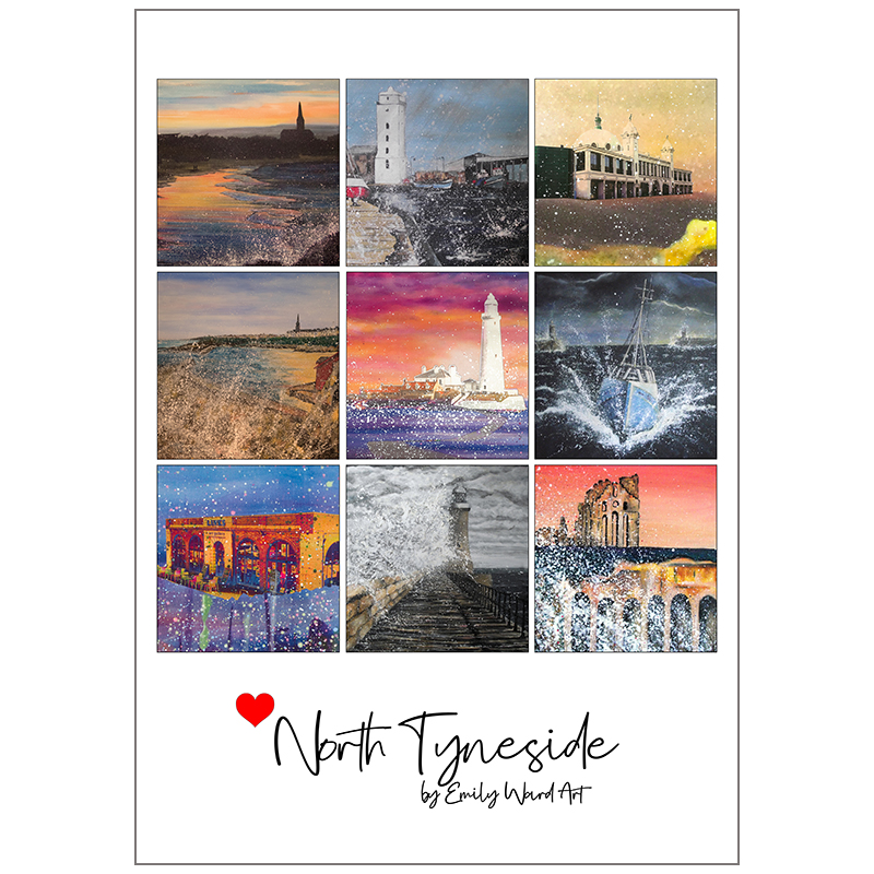 Poster Print Love North Tyneside